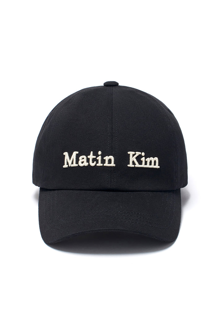 Matin Kim Classic Logo Ball Cap — Black