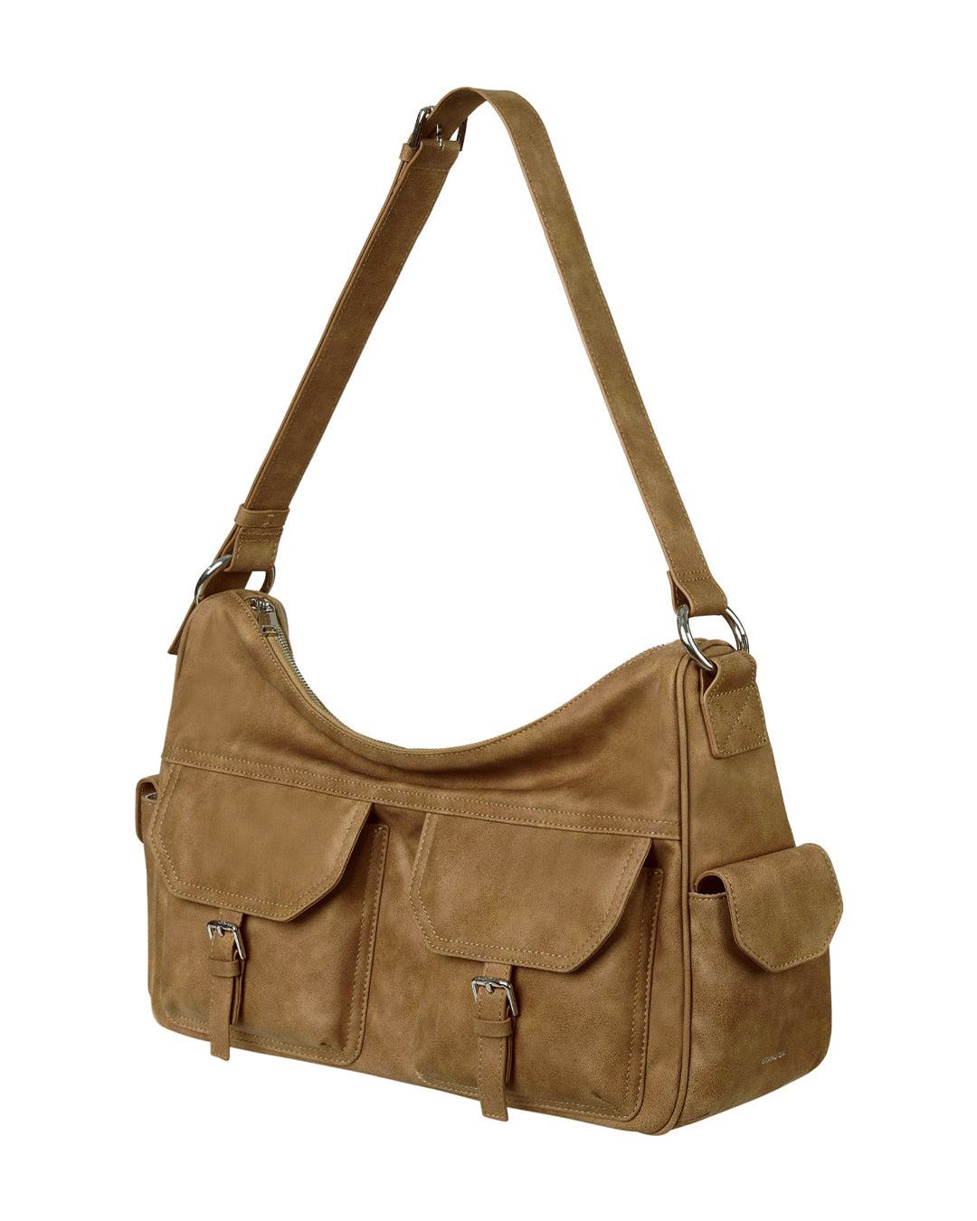 Stand Oil Joey Bag — Structured Crossbody — Camel
