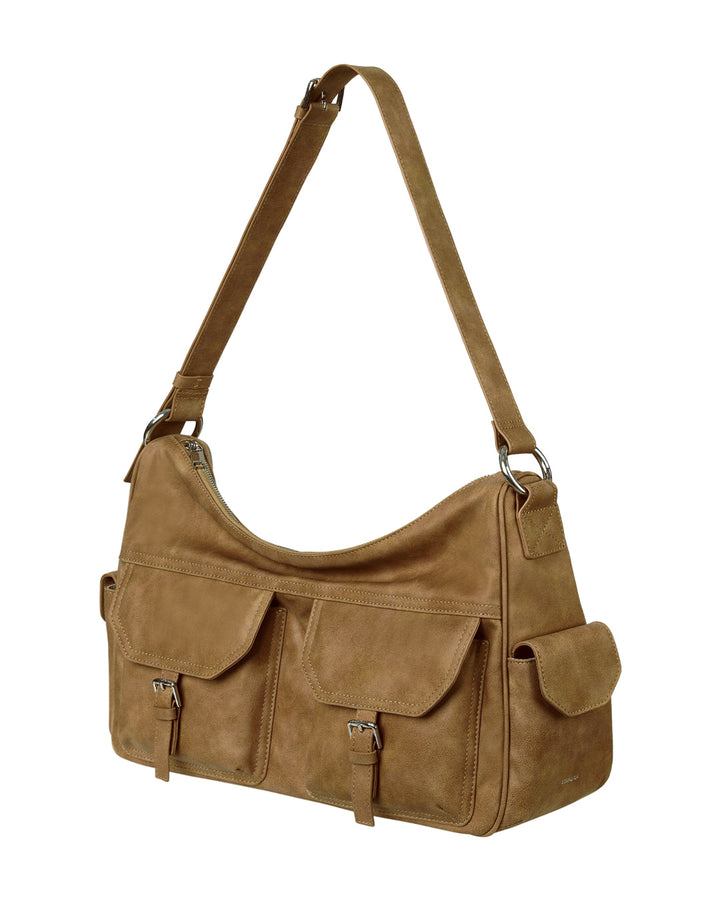 Stand Oil Joey Bag — Structured Crossbody — Camel
