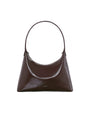 Stand Oil Plump Bag — Glossy Shoulder Crossbody — Maroon