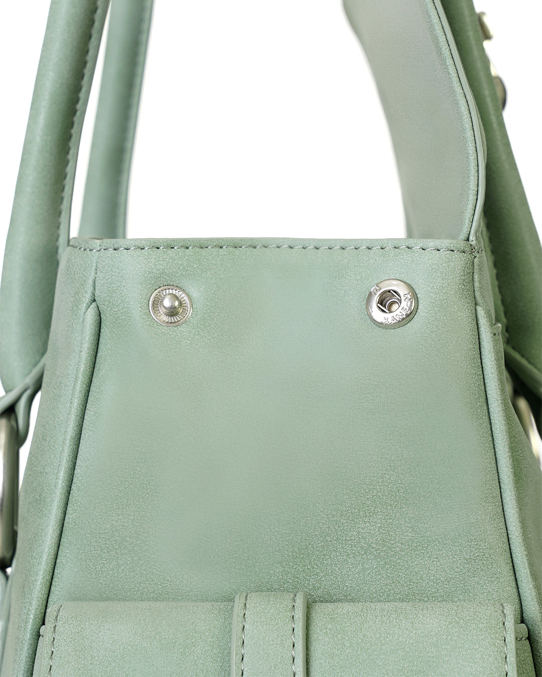 Stand Oil Beni Bag — Vintage Nubuck Crossbody — Mint