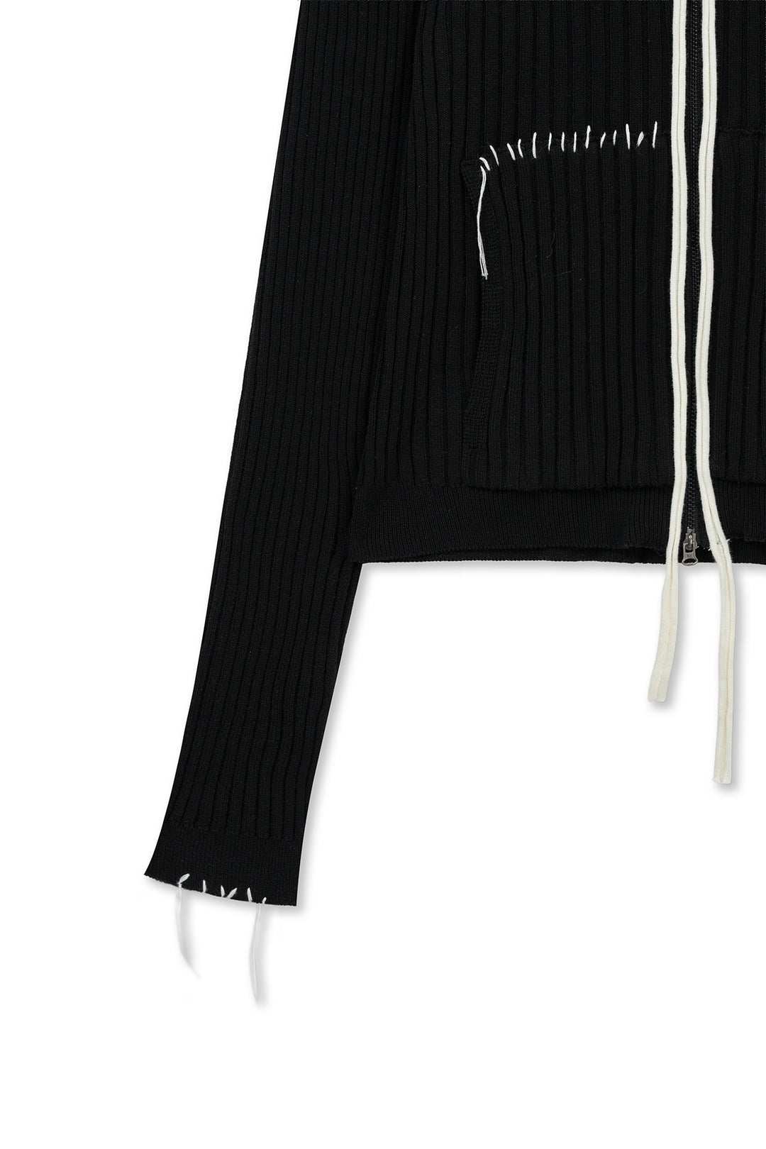 Matin Kim Handcraft Slim Fit Cardigan — Black