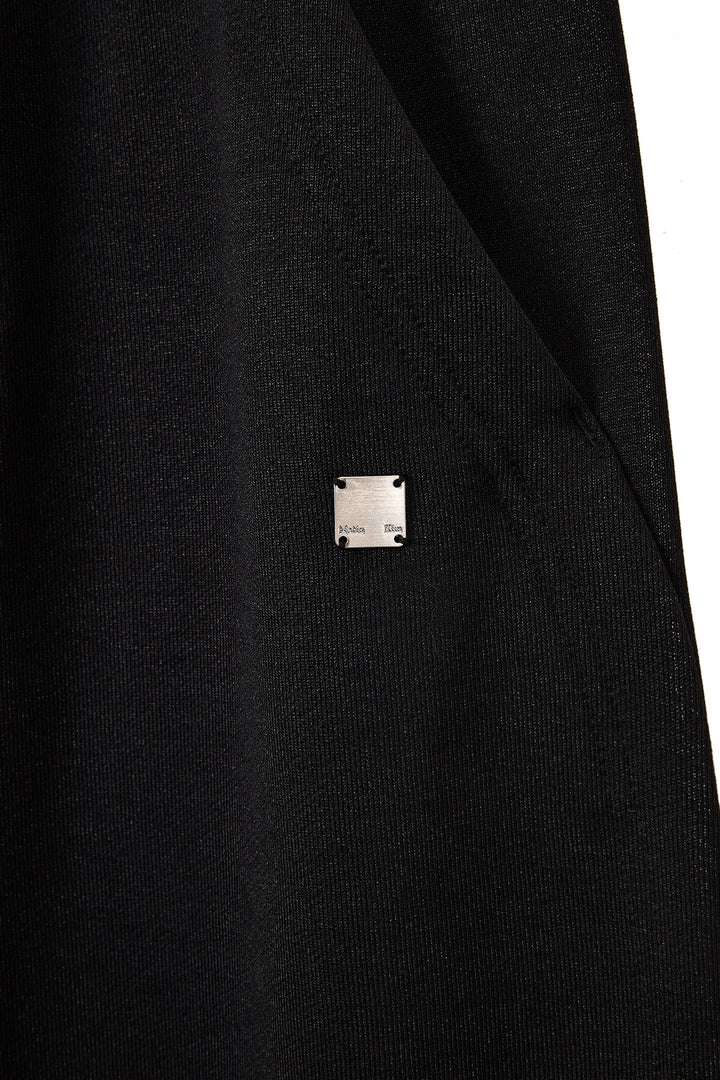 Matin Kim Back Pocket Glitter Sweatpants — Black
