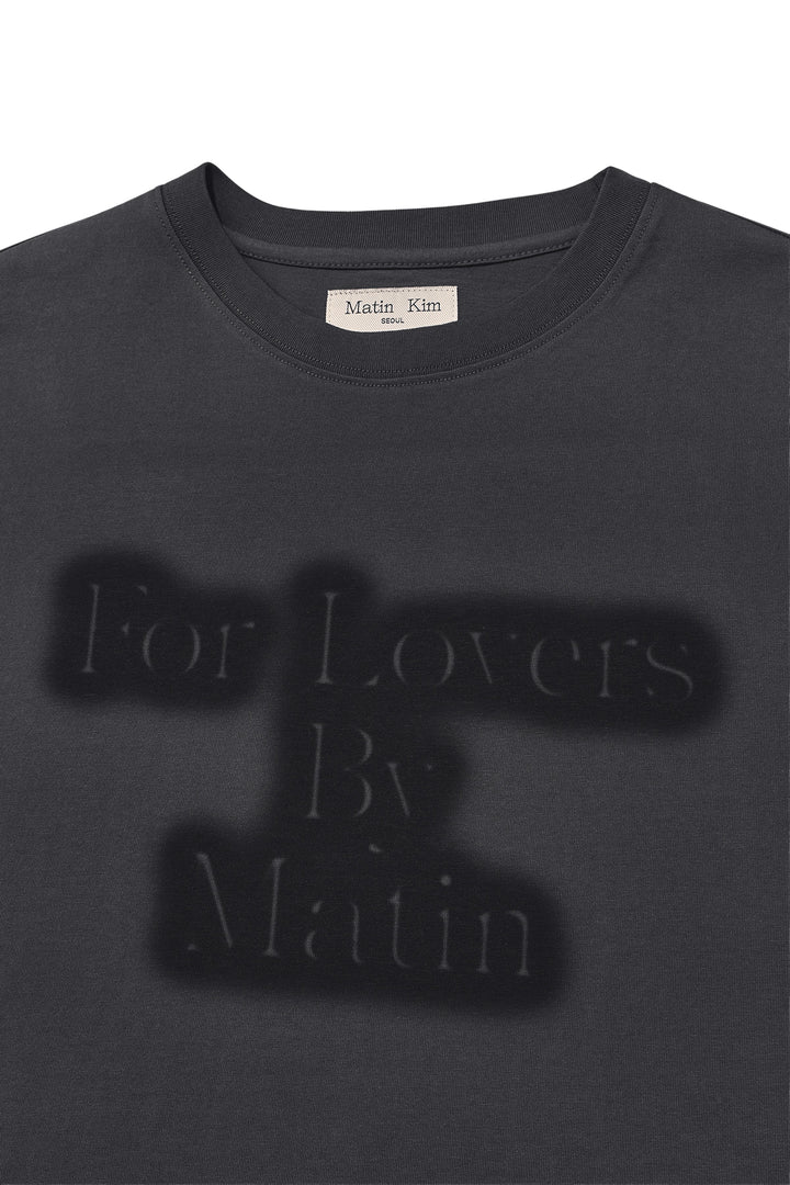 Matin Kim For Lovers Logo Point Top — Charcoal