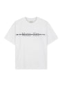 Matin Kim Logo Cutted Layered Top — White