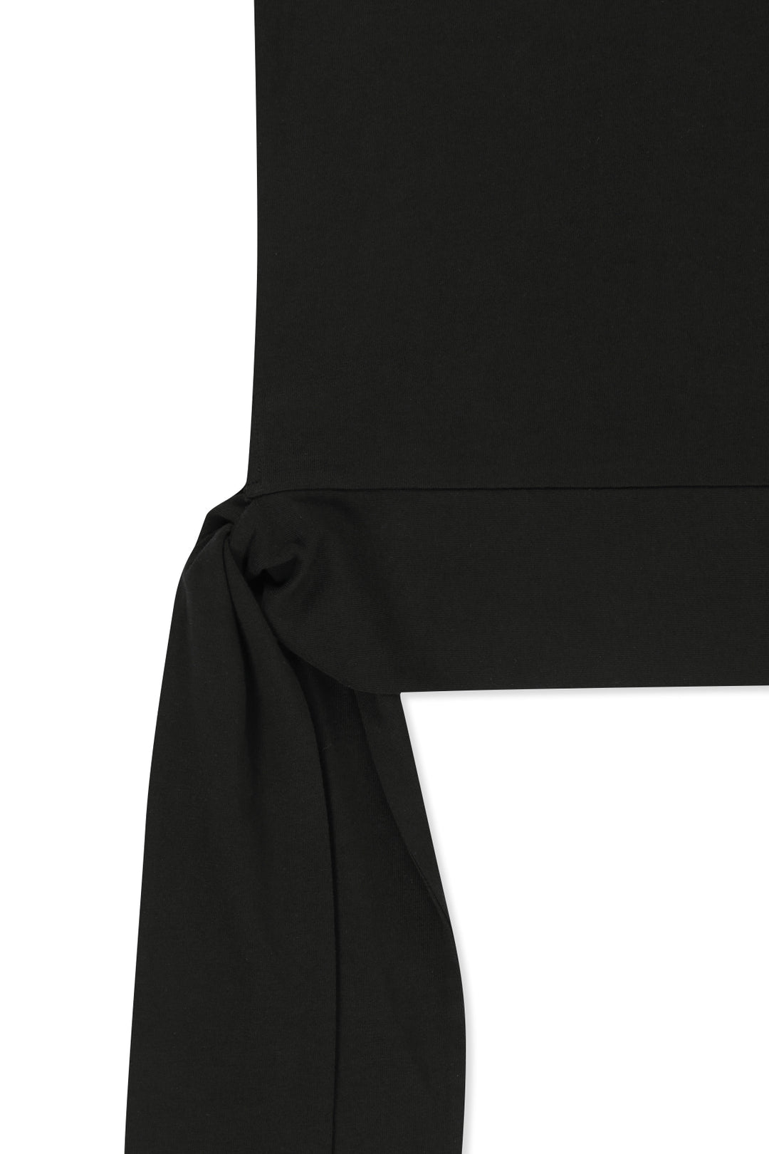Matin Kim Hem Tie Detail Sleeveless Top — Black