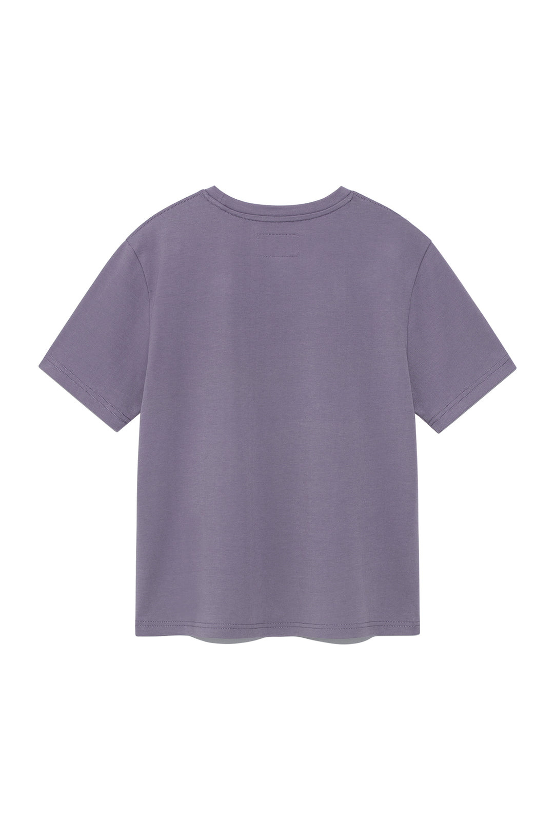 Matin Kim Logo Point Lettering Graphic Top — Purple