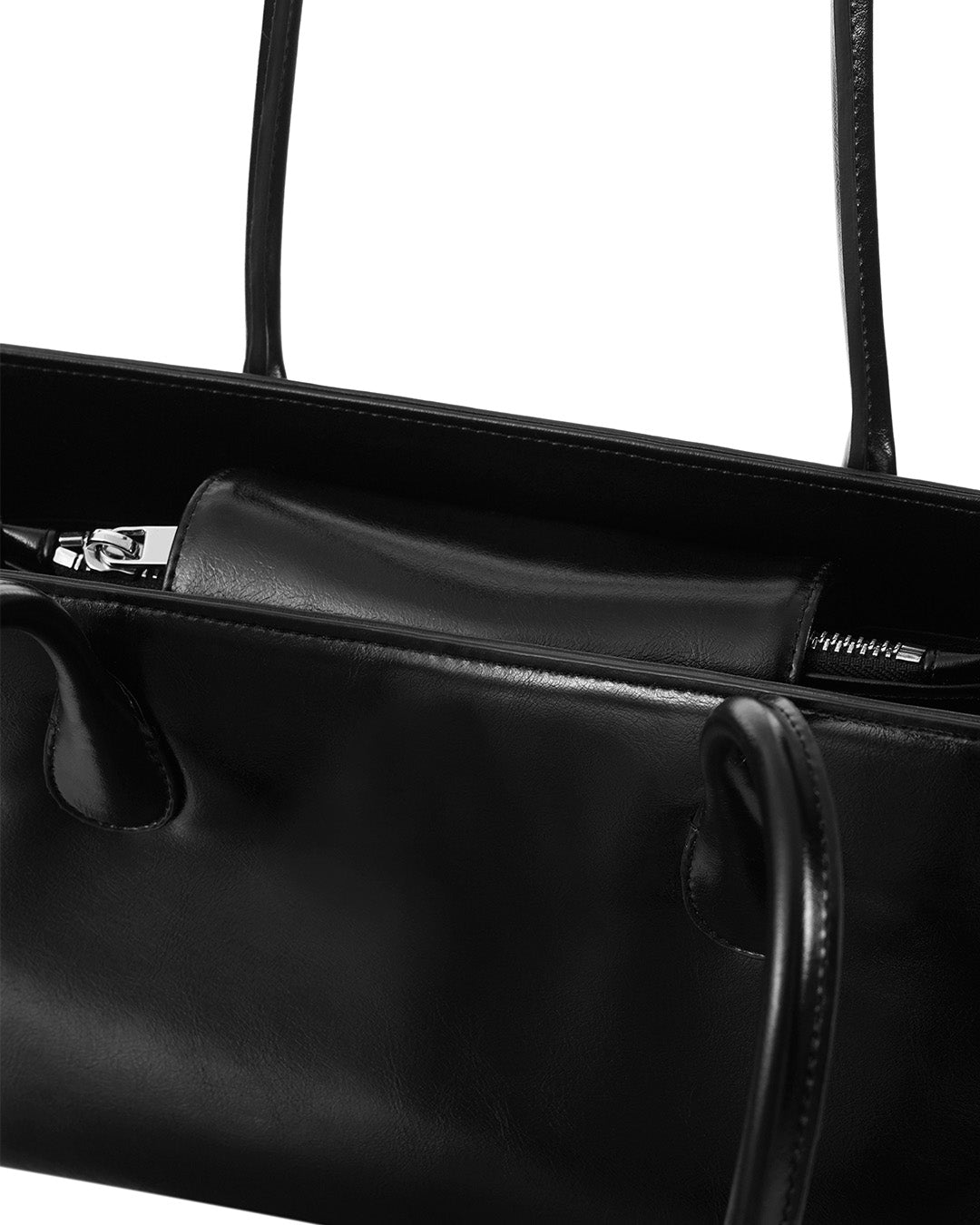 Stand Oil Square Low Bag — Black