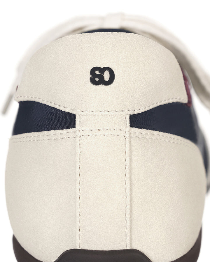 Stand Oil Sophie Flat Sneaker — Navy Combo