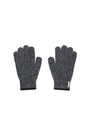 Matin Kim Boucle Knit Gloves — Charcoal