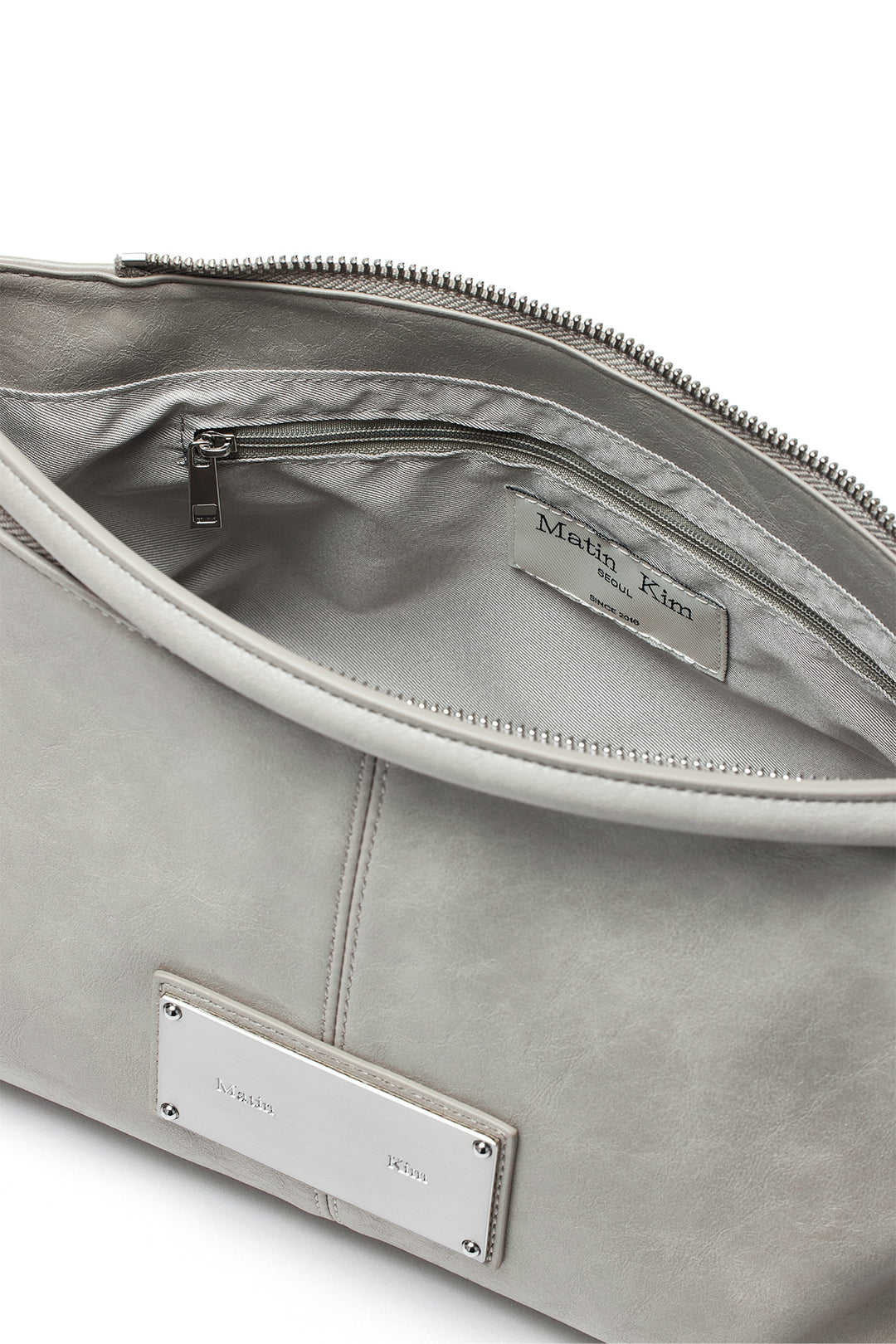 Matin Kim Side Zipper Two Way Bag — Gray