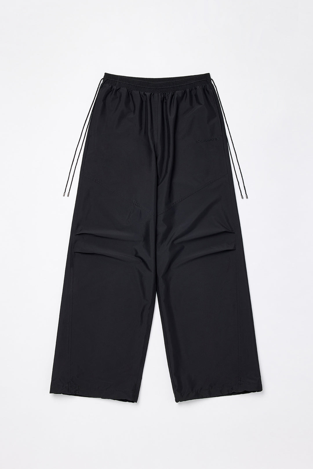 KIMMATIN Side String Track Pants — Black