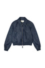 Matin Kim Western Detail Denim Blouson — Navy blue