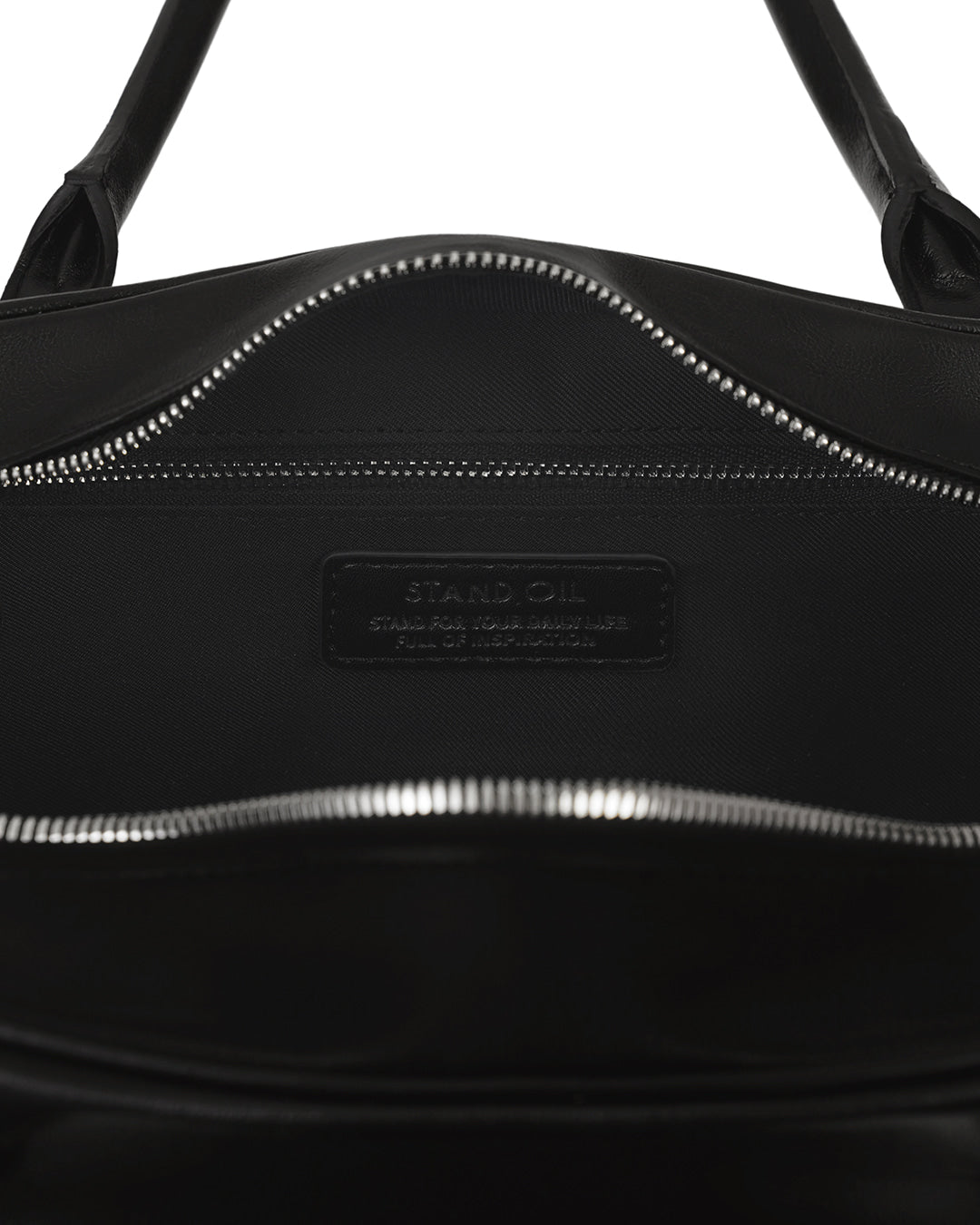 Stand Oil Square Bowling Bag — Black
