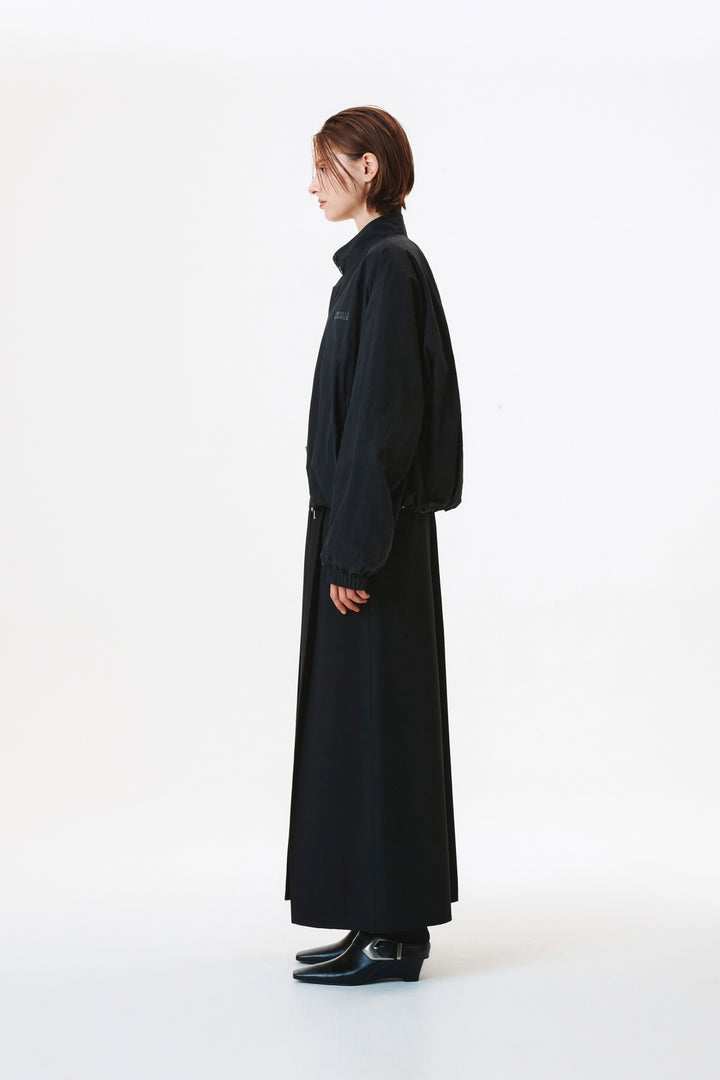 KIMMATIN Logo Embroidery Balloon Jumper — Black