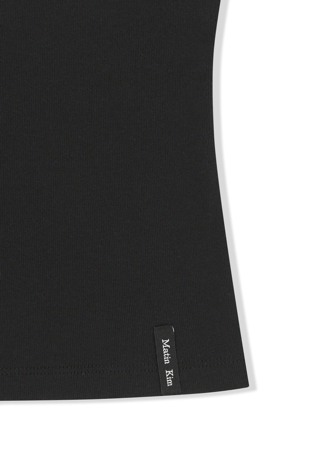 Matin Kim 3/4 Sleeve Layered Tank Top — Black
