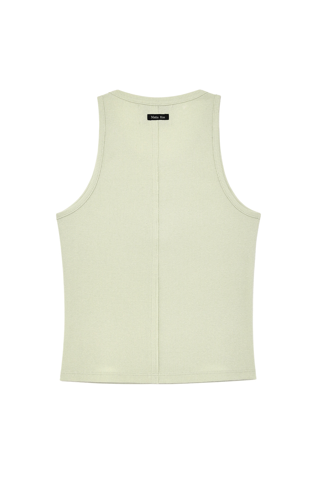Matin Kim Vintage Logo Sleeveless Top — Green