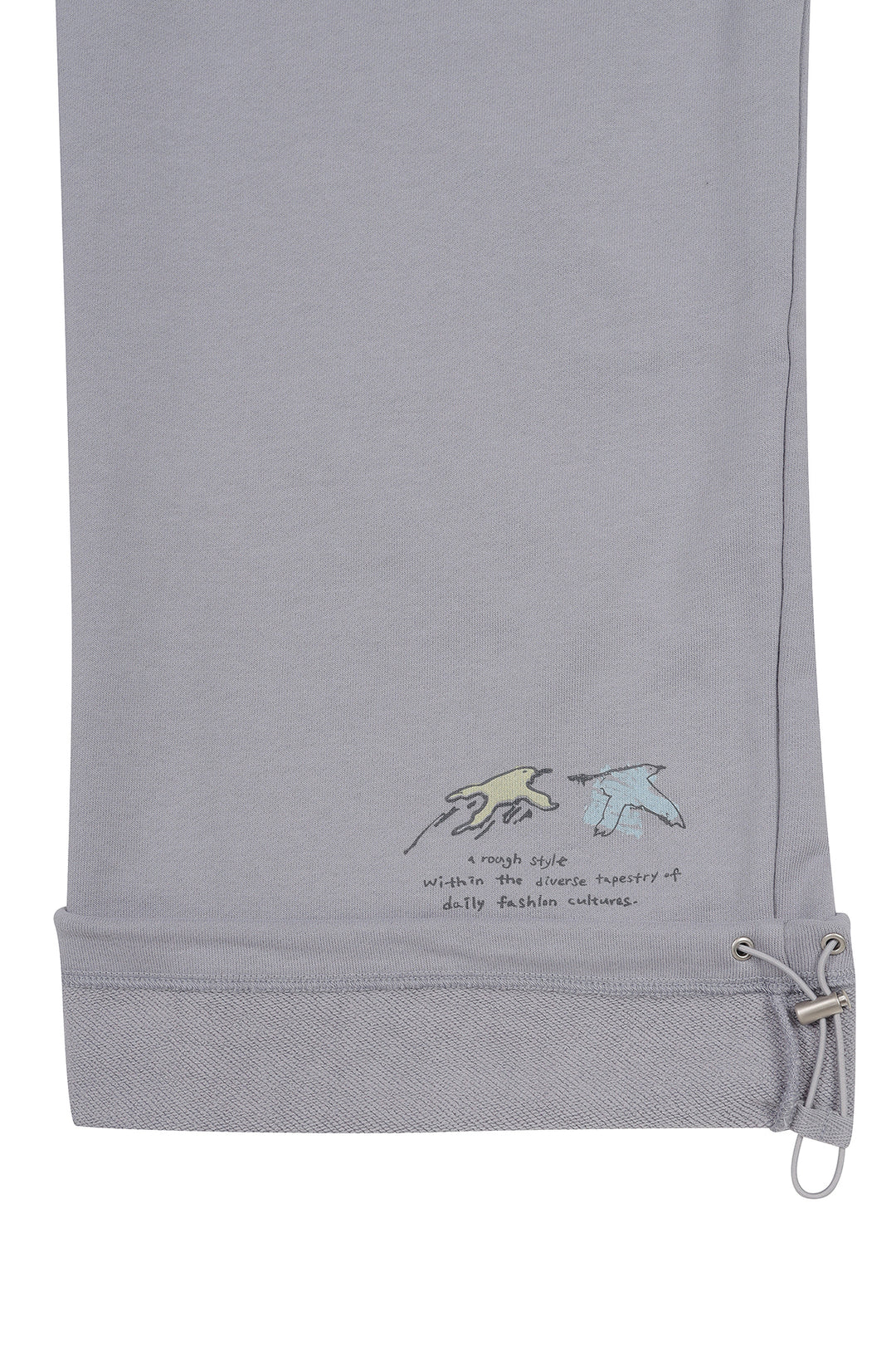 Matin Kim Graffiti Artwork Sweatpants Smoke — Blue