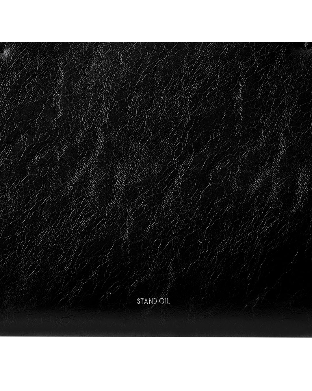 Stand Oil Oblong Bag — Structured Shoulder — Black