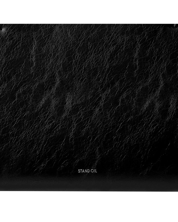 Stand Oil Oblong Bag — Structured Shoulder — Black
