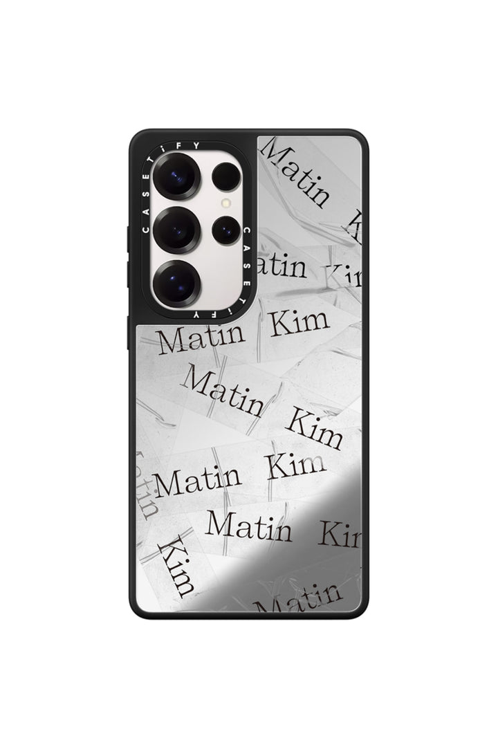 Matin Kim x Casetify Tape Case — Silver
