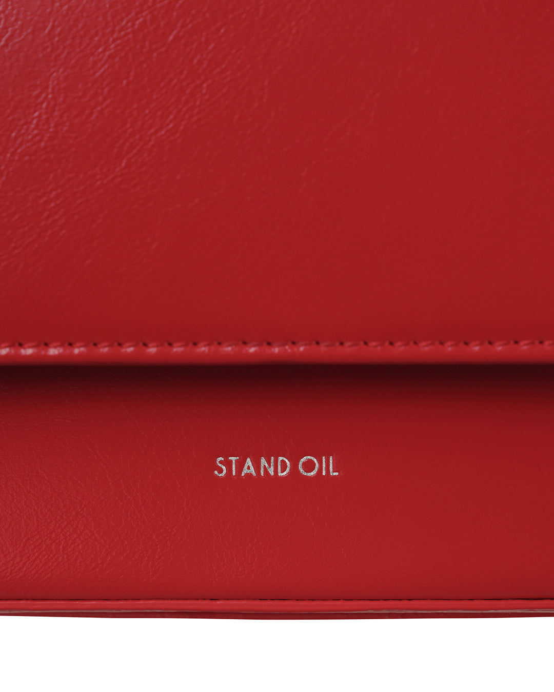 Stand Oil Riddle Bag — Minimal Crossbody — Red