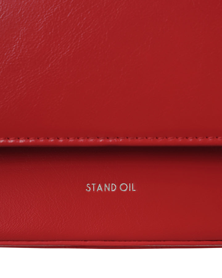 Stand Oil Riddle Bag — Minimal Crossbody — Red