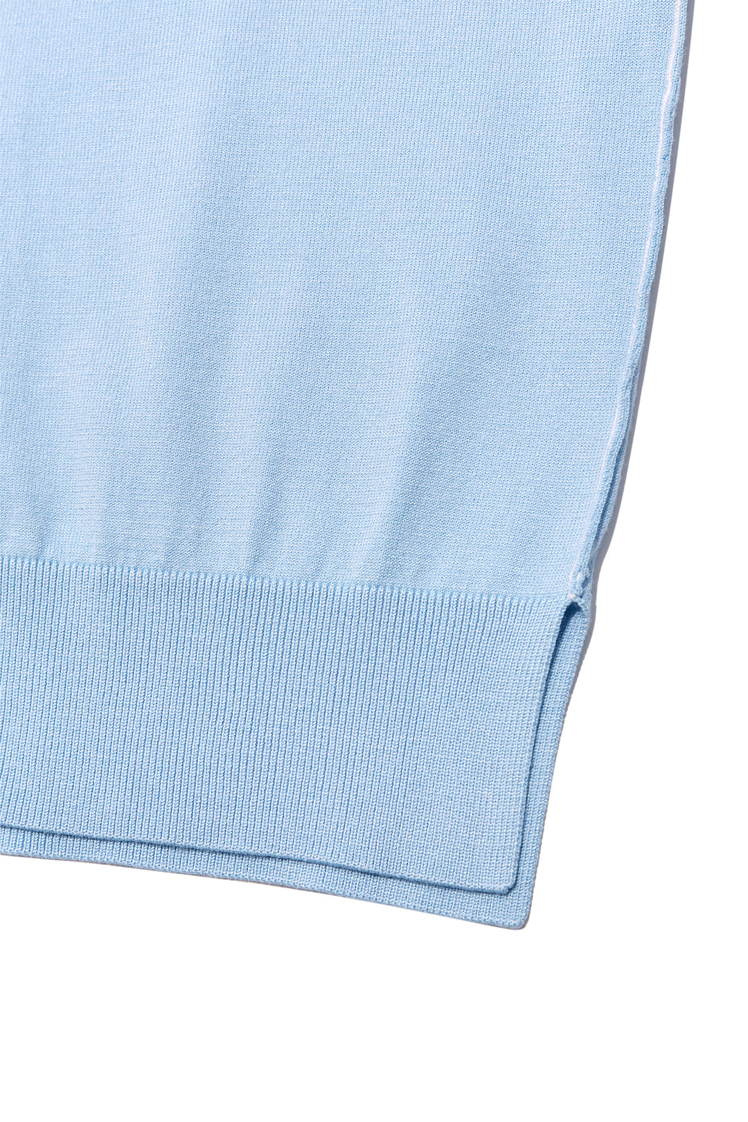 Matin Kim Slit Detail Button Cardigan — Light Blue