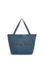 Matin Kim Stitch Denim Shoulder Bag — Blue