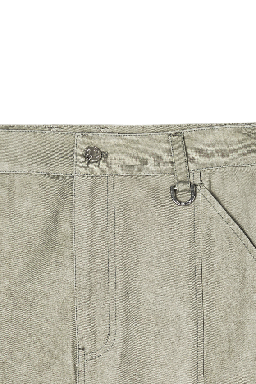 Matin Kim Washed Mermaid Long Skirt Light — Khaki