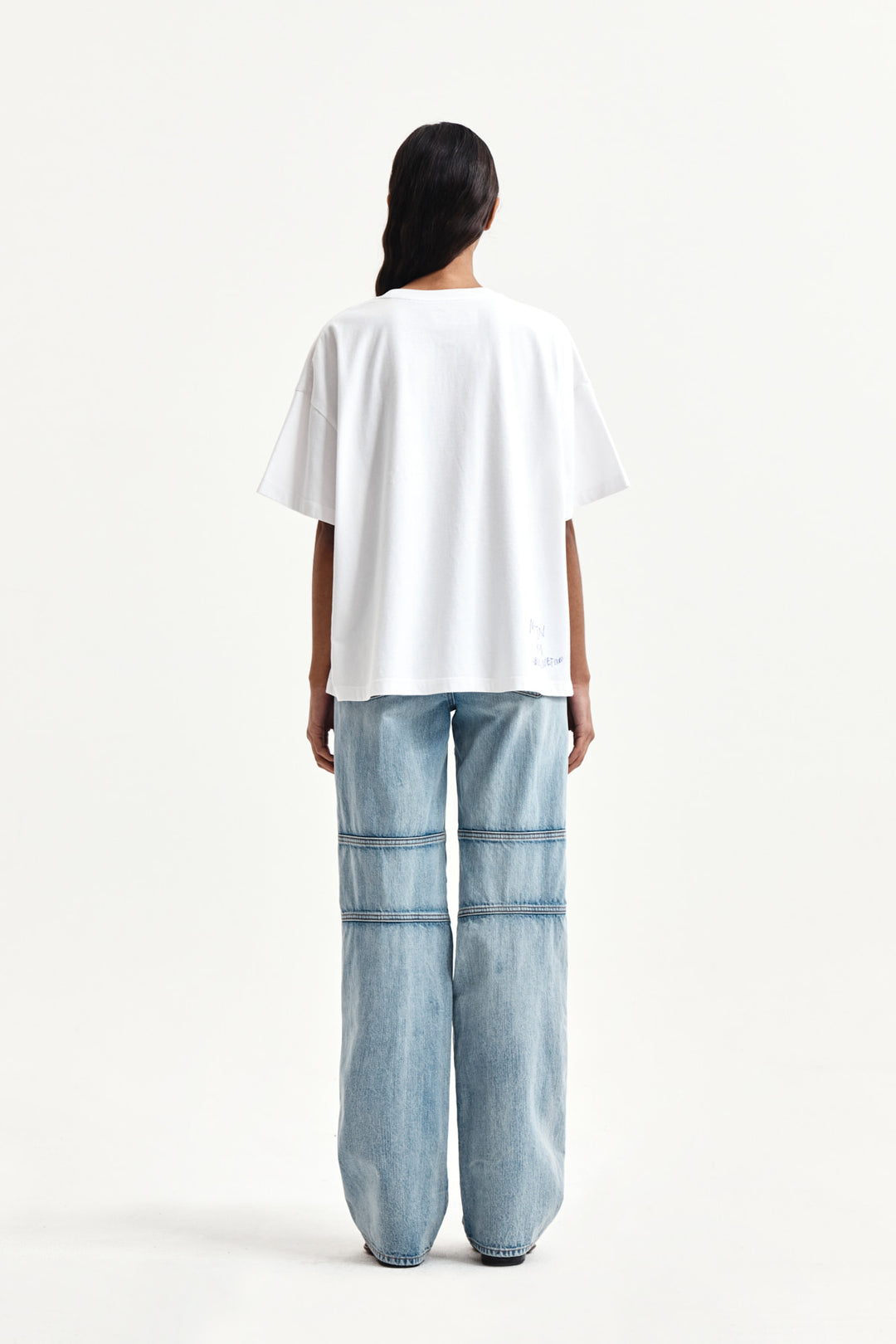 Matin Kim Graffiti Artwork Top — White