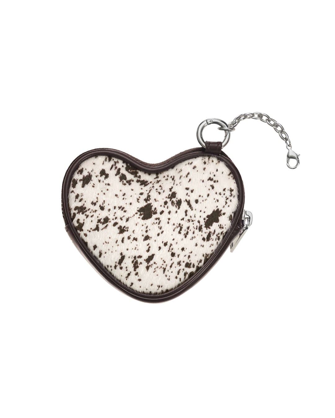 Stand Oil Heart Pods Keyring — Hairy Maroon