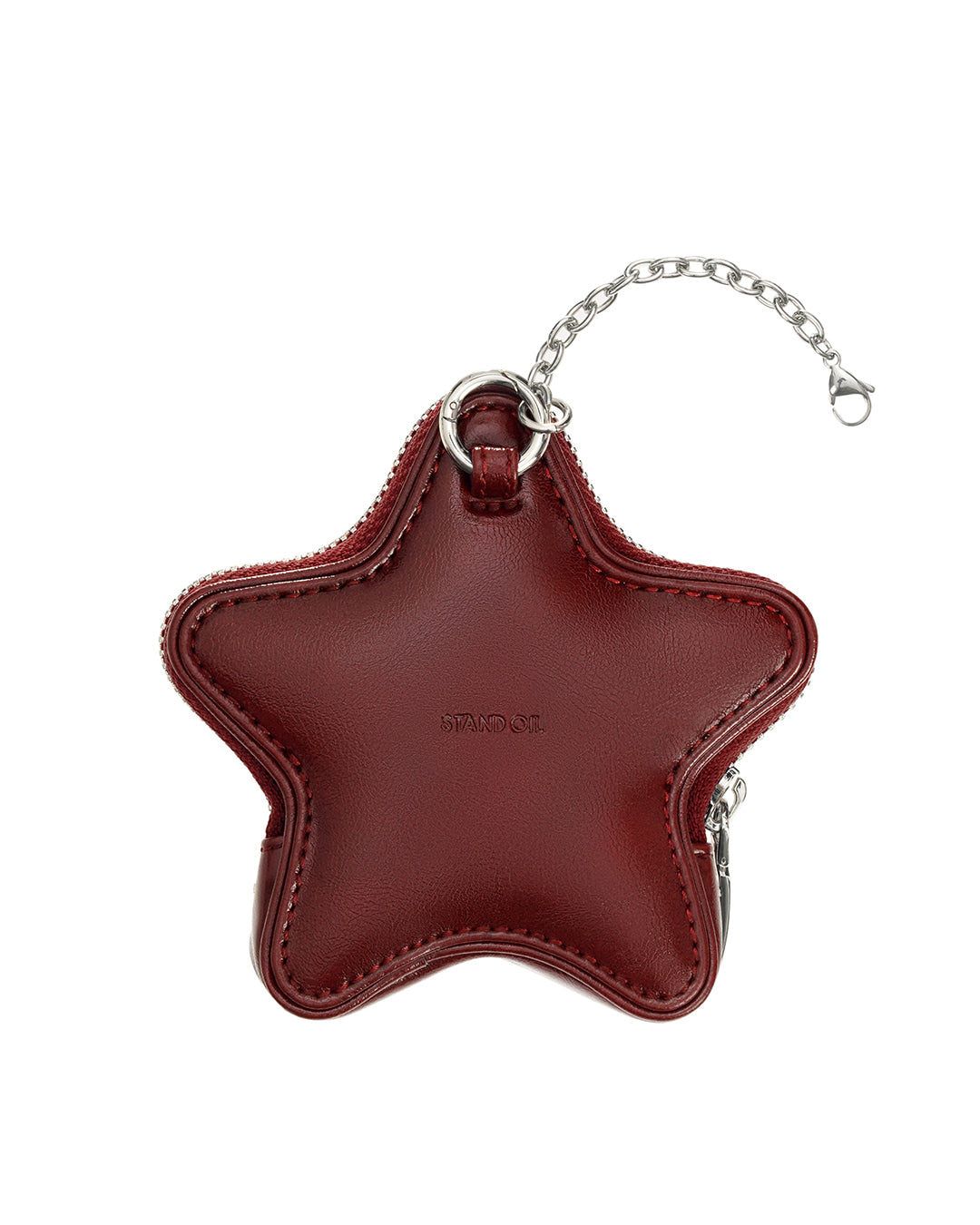 Stand Oil Star Pods Keyring — Red wine