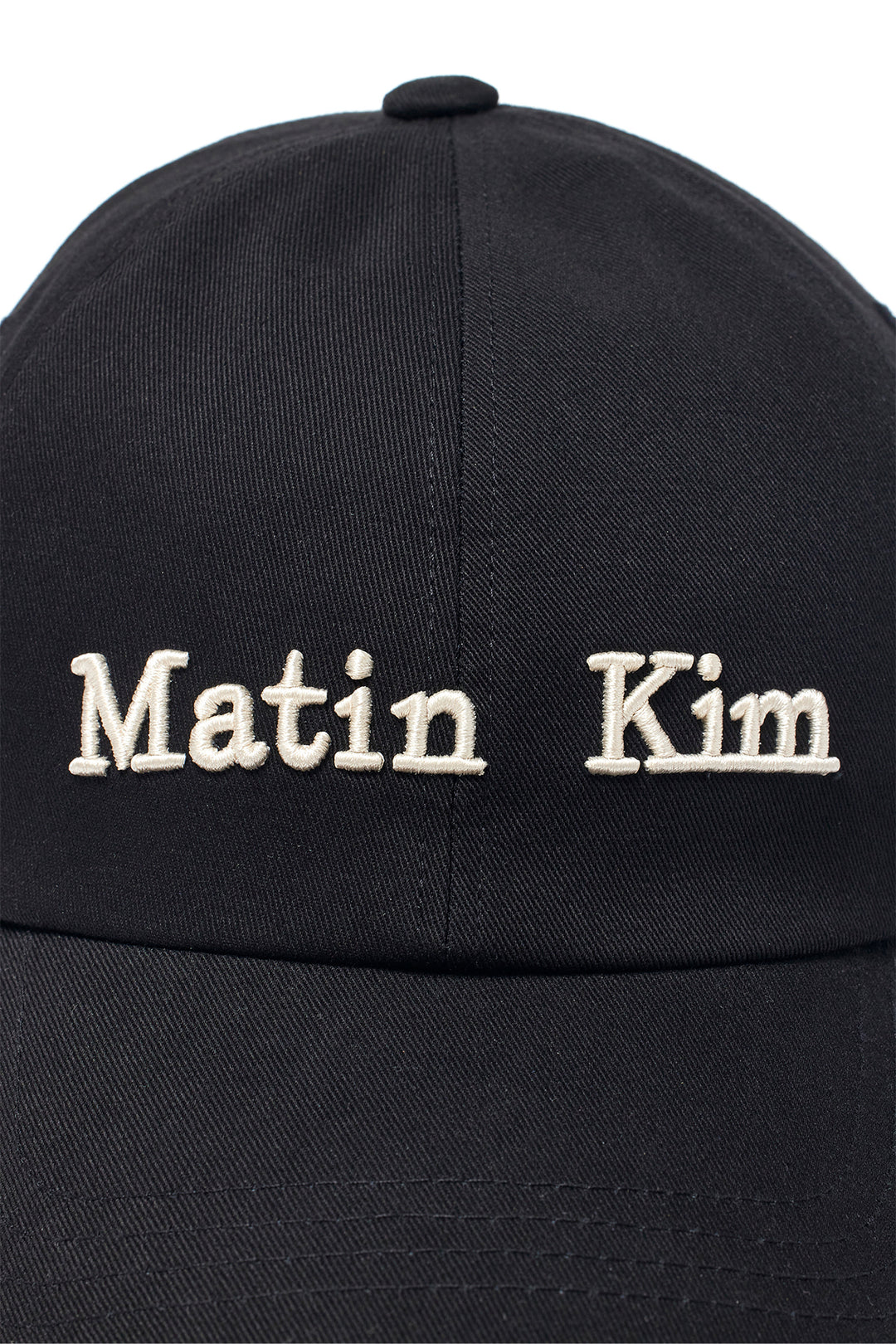 Matin Kim Classic Logo Ball Cap — Black