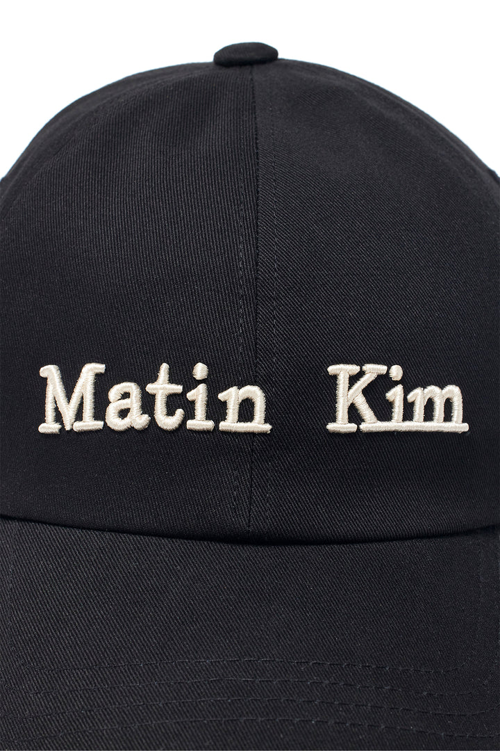 Matin Kim Classic Logo Ball Cap — Black