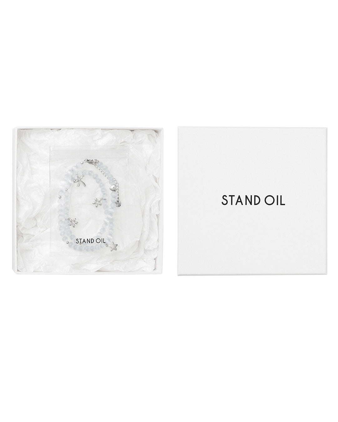 Stand Oil Dear Memory Necklace — Pale gray