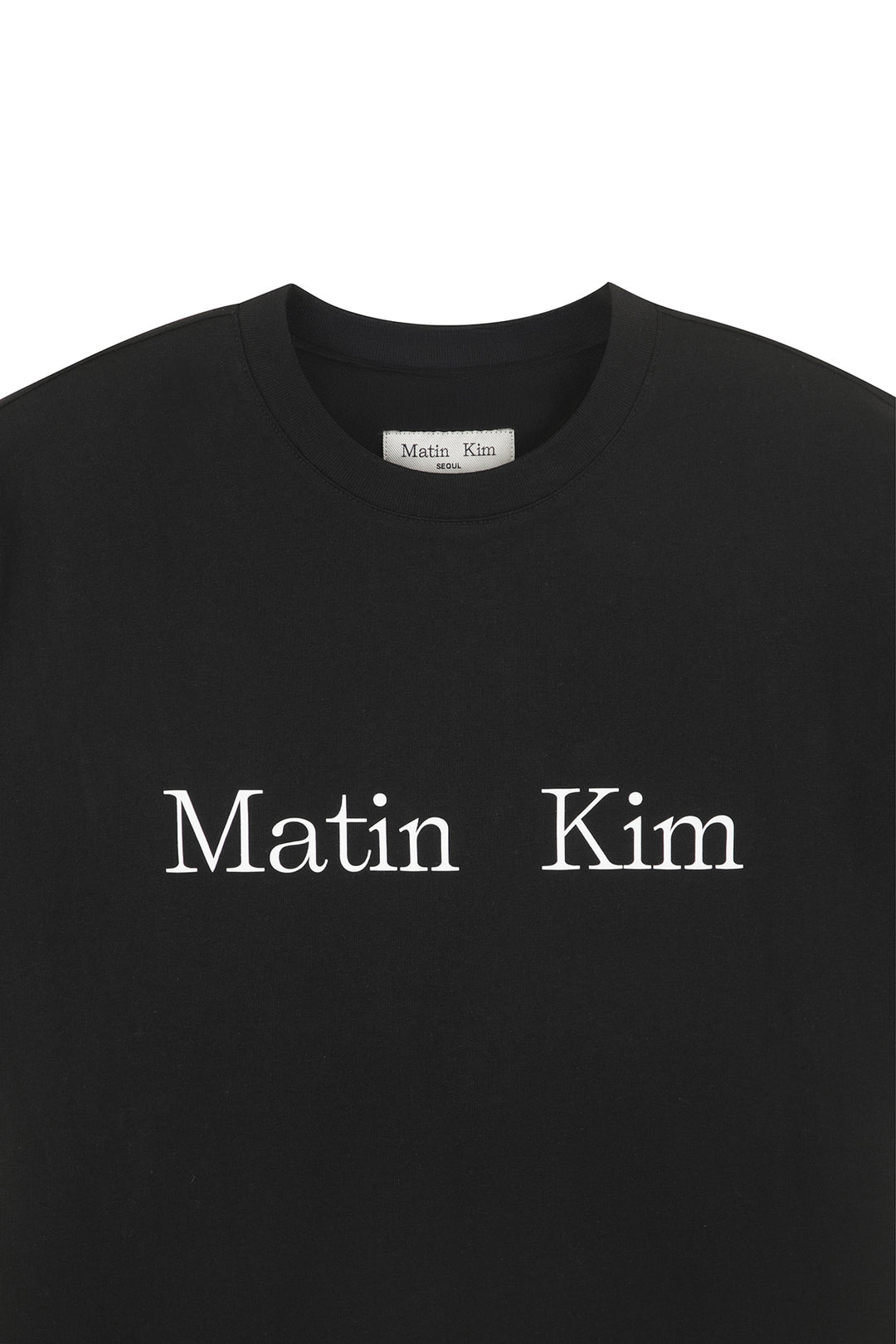 Matin Kim Logo Top — Black