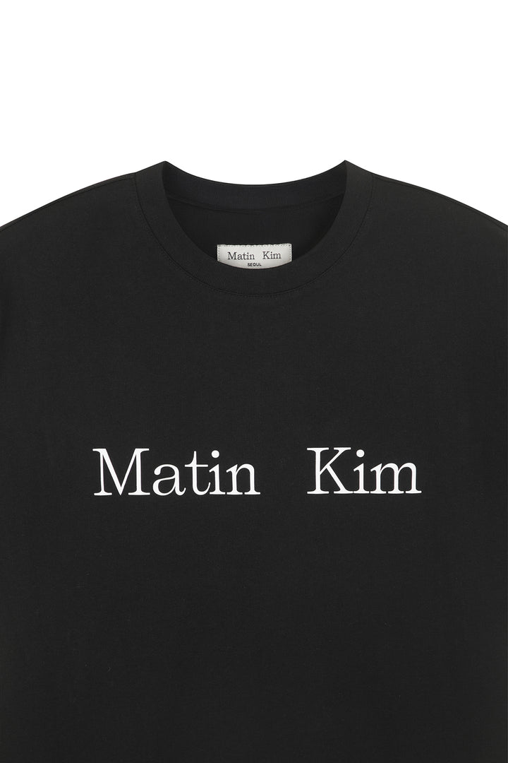 Matin Kim Logo Top — Black