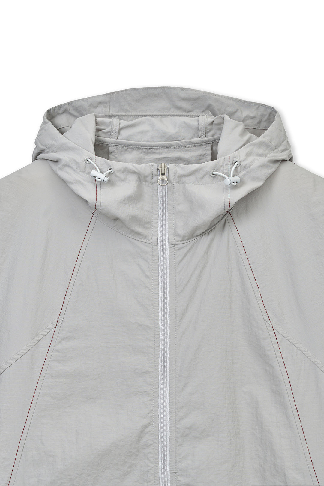 Matin Kim Back Logo Windbreaker — Light — Beige