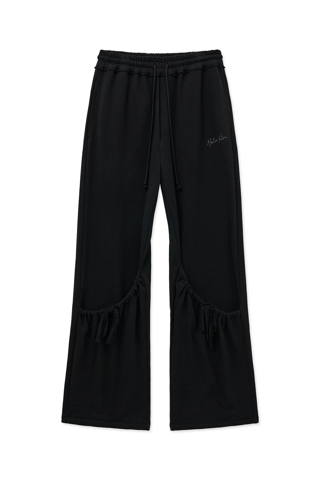 Matin Kim Drawstring Point Sweatpants — Black