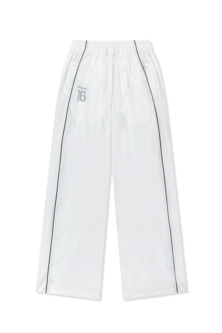 Matin Kim 16 Logo Track Pants — White