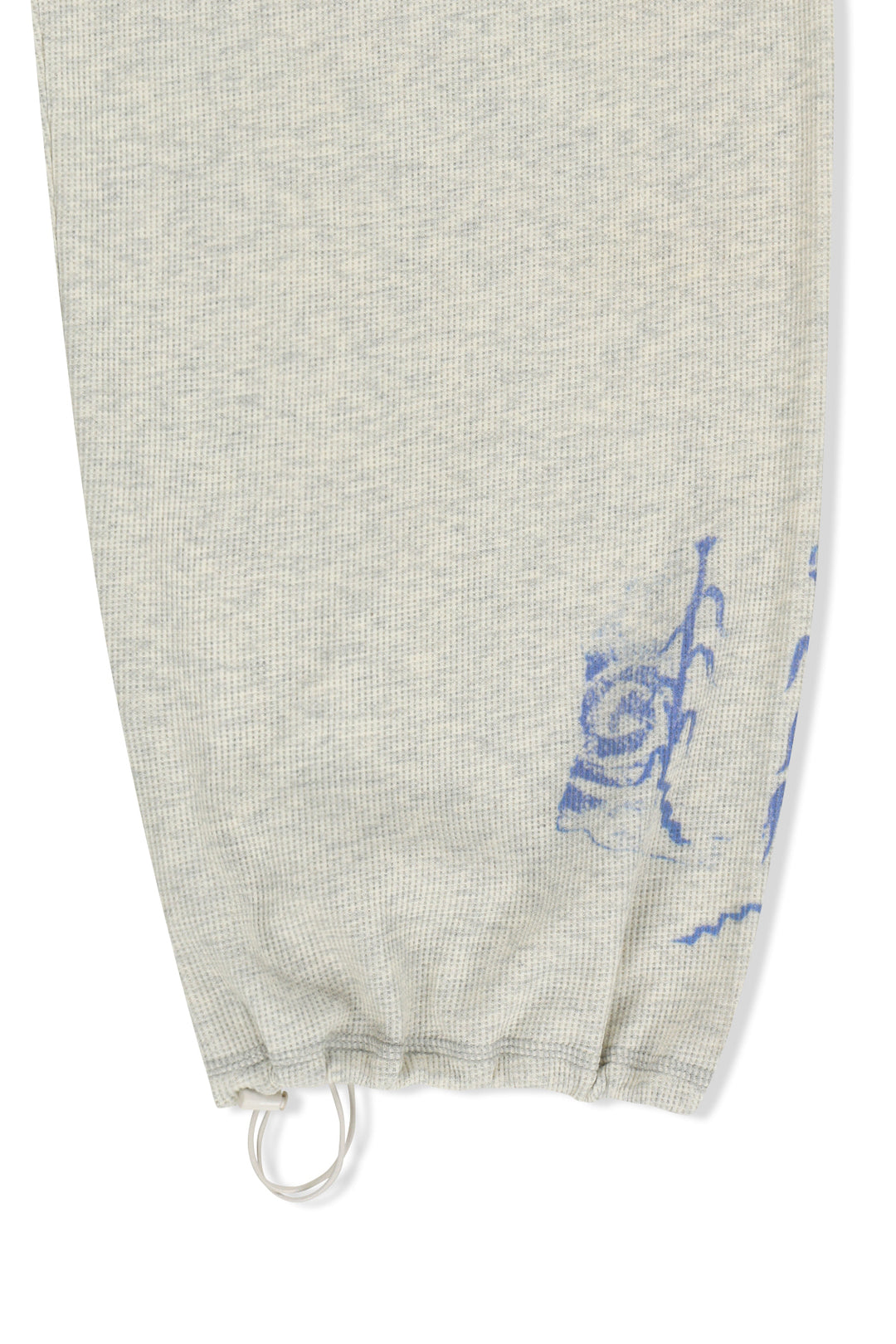 Matin Kim Sketch Graffiti Waffle Pants Light — Beige