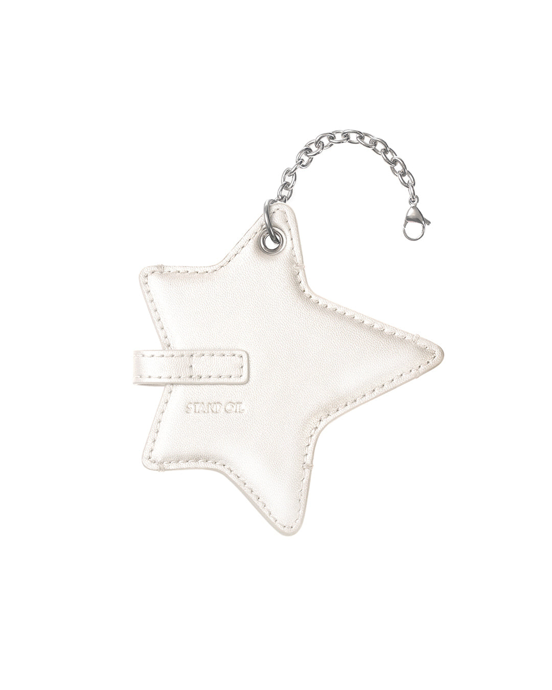 Stand Oil Cosmic Star Keyring — Pearl cream