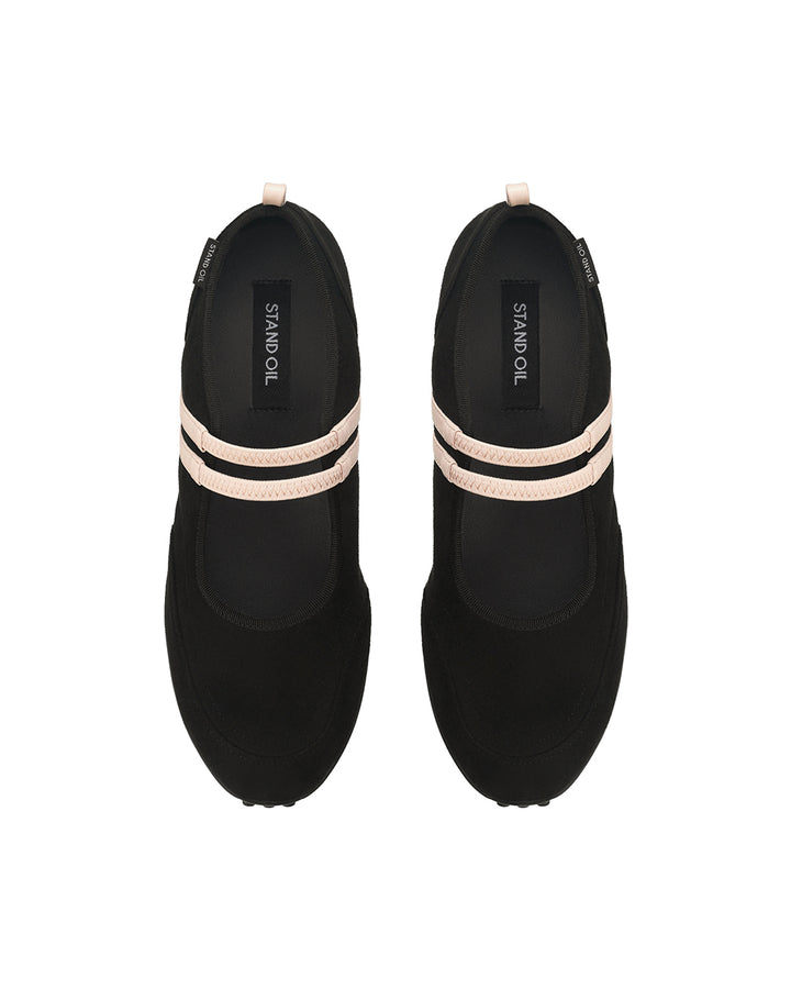 Stand Oil Strap Mary Jane Sneaker — Black Combi