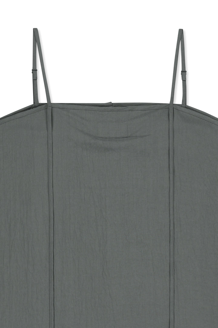 Matin Kim Button Sleeveless Blouse — Gray
