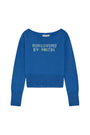 Matin Kim Punching Point Pullover — Light Blue