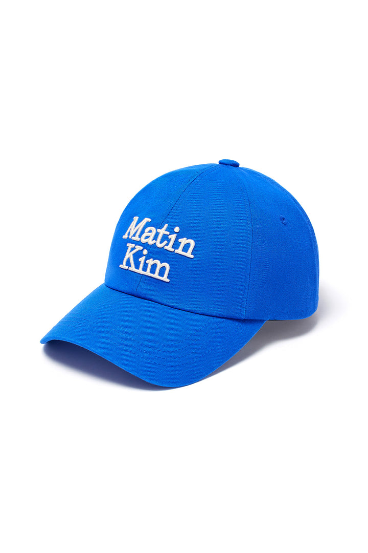 Matin Kim Volume Logo Ball Cap — Blue