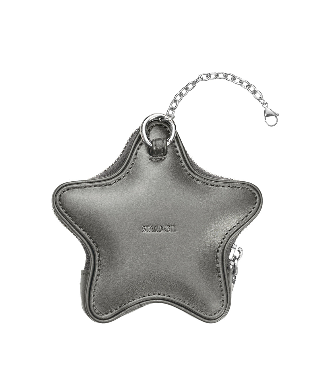Stand Oil Star Pods Keyring — Metallic Gray