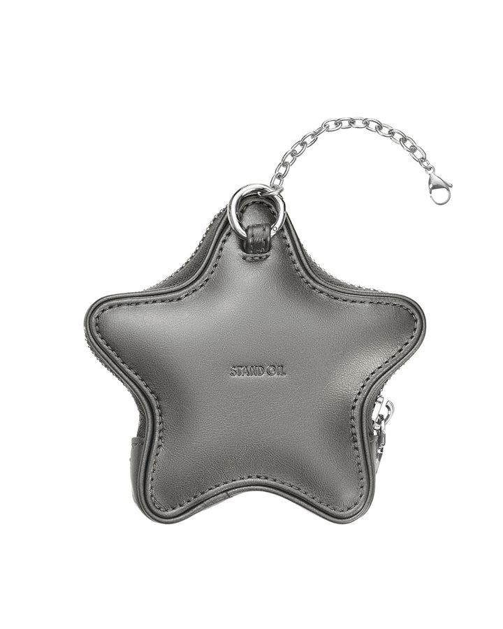 Stand Oil Star Pods Keyring — Metallic Gray