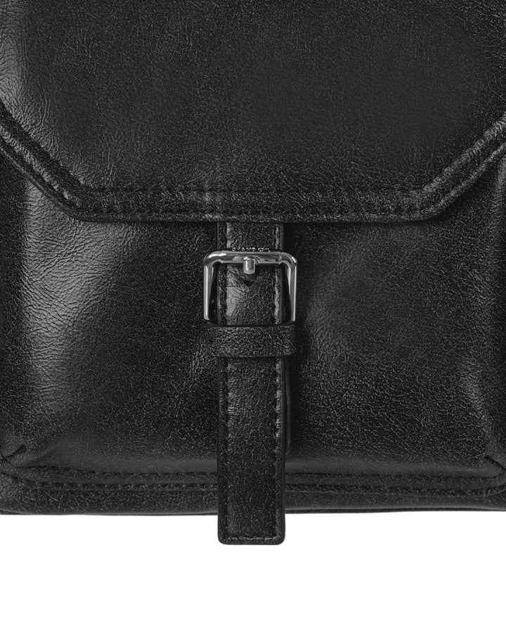 Stand Oil Joey Bag — Structured Crossbody — Black